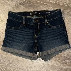Hollister Women's Deep Indigo Jean Shorts